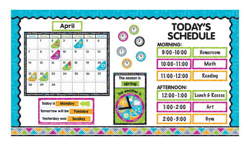 D8430 Color Harmony Calendar Todays Schedule Bulletin Board Idea