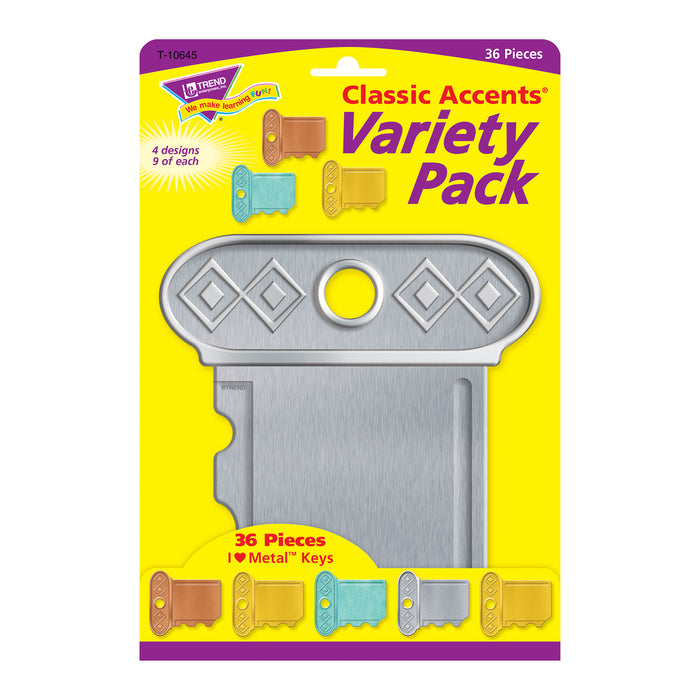 I ♥ Metal™ Keys Classic Accents® Variety Pack