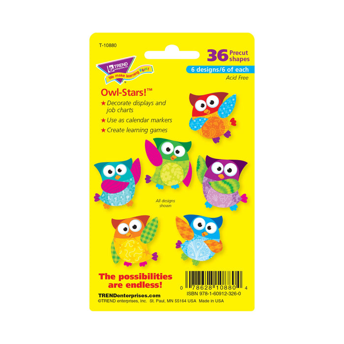 T10880 Accent Owl Stars Package Back