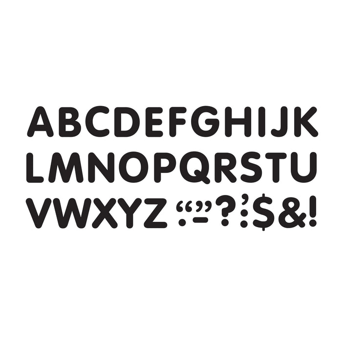 T1791 Letters Inch Black Alphabet
