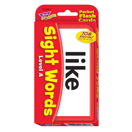 T23027 Flash Cards Sight Words Level A Package Front