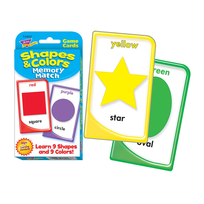 T24007 Game Cards Shapes Colors