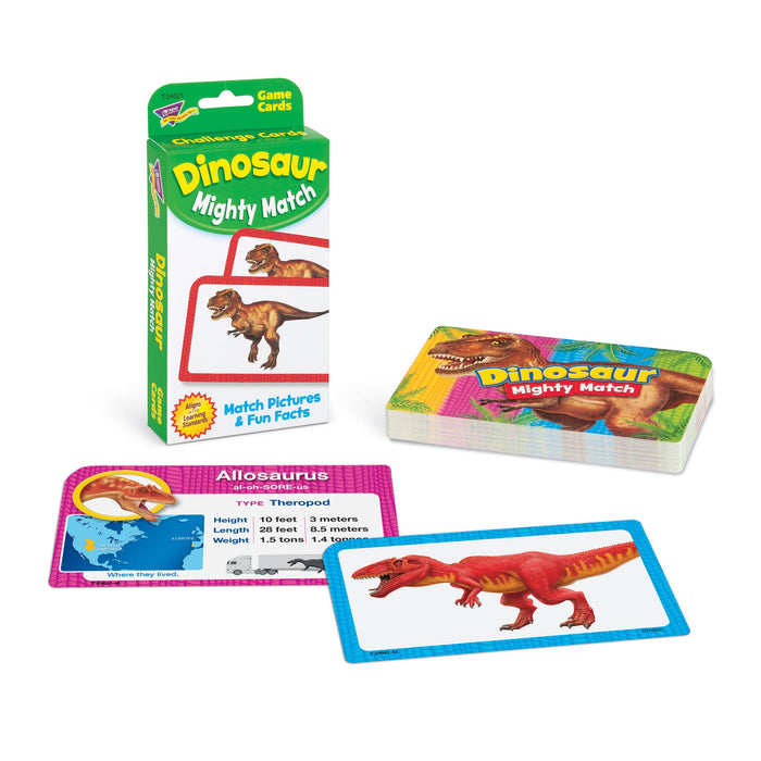T24021 Game Cards Dinosaur Mighty Match