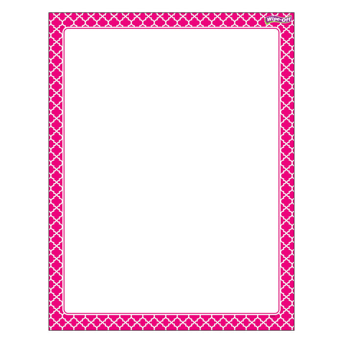 T27326 Wipe Off Chart Moroccan Pink