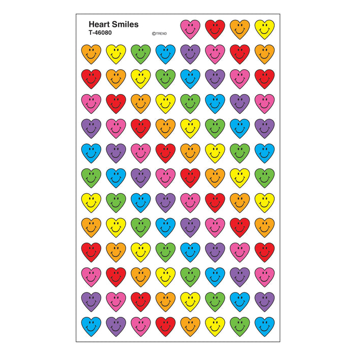 T46080 Stickers Chart Heart Smiles