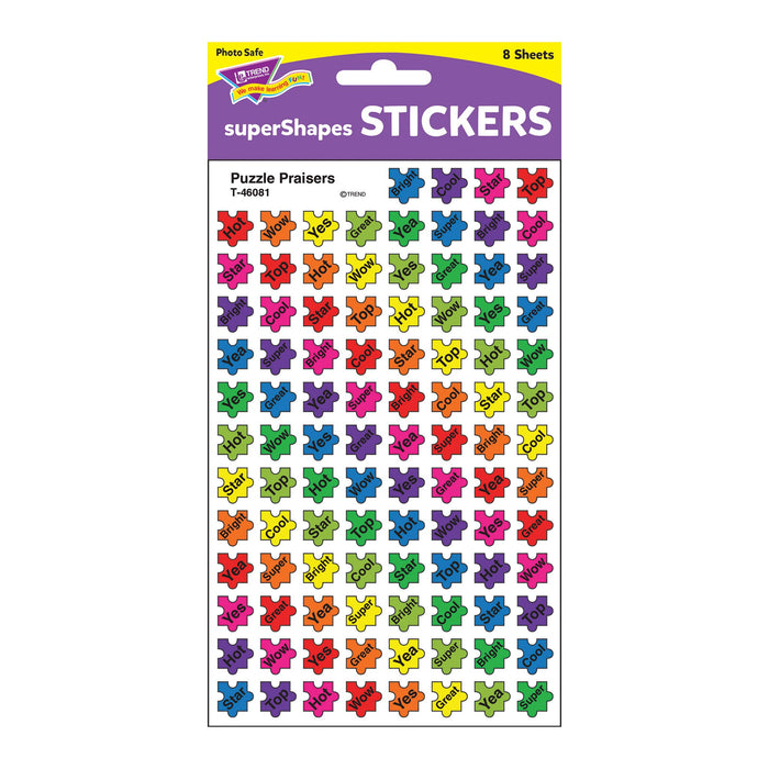 T46081 Stickers Chart Puzzle Praisers Package