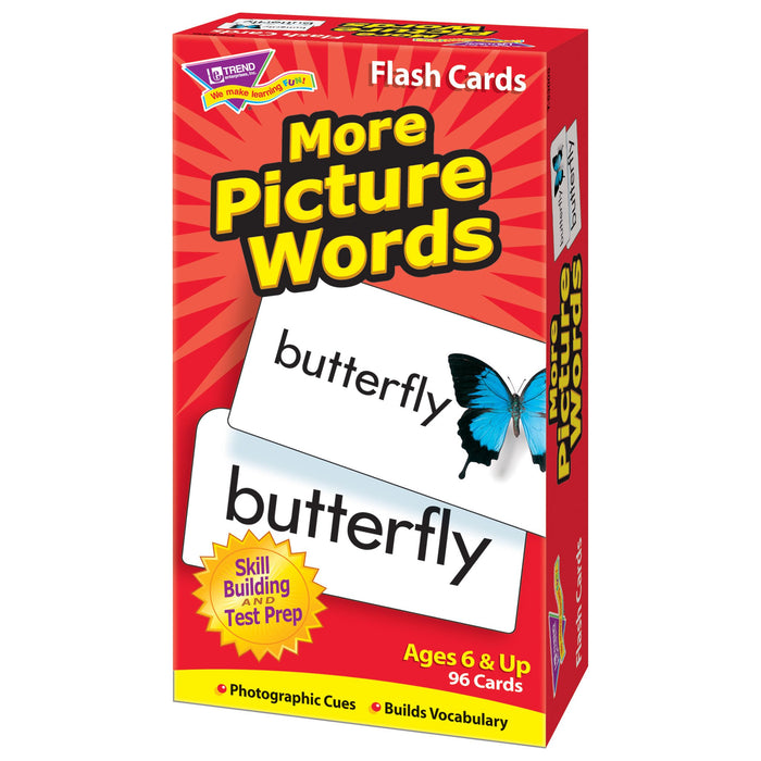 T53005 Flash Cards More Picture Words Box Right