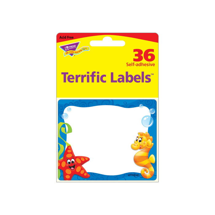 T68083 Name Tags Sea Life Package