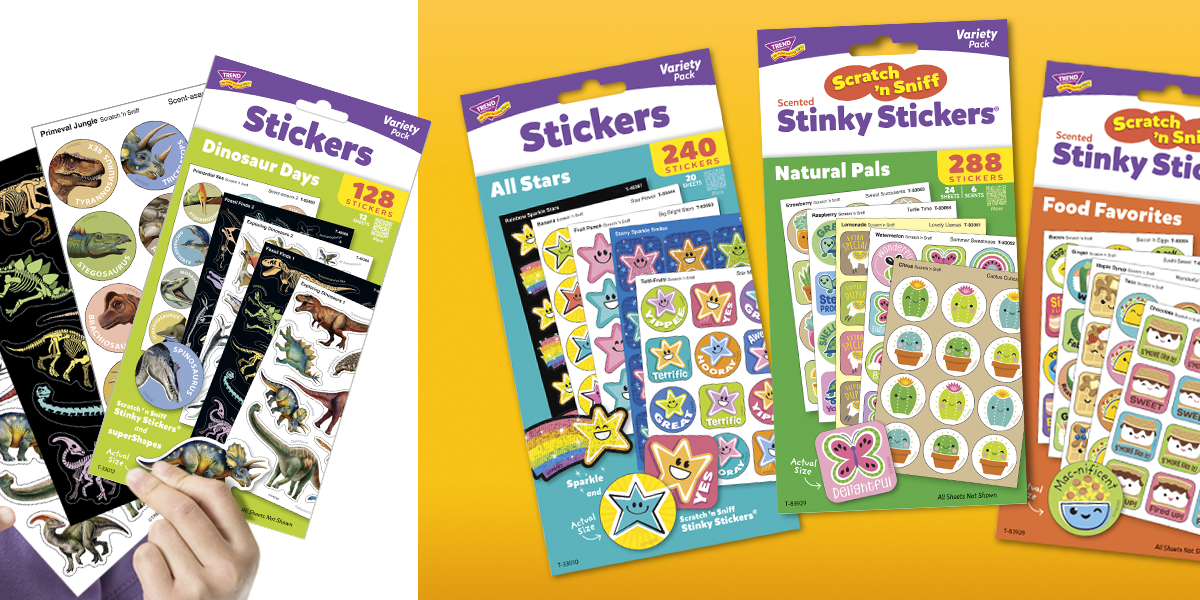 Stickers for Teachers. Sticker Variety Packs & Pads. Made in USA ...