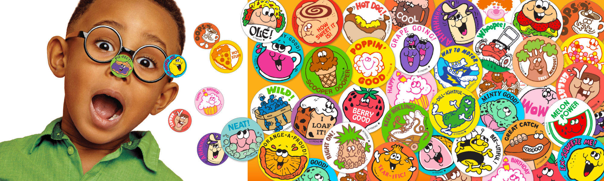 Retro Scratch 'n Sniff Stinky Stickers — TREND enterprises
