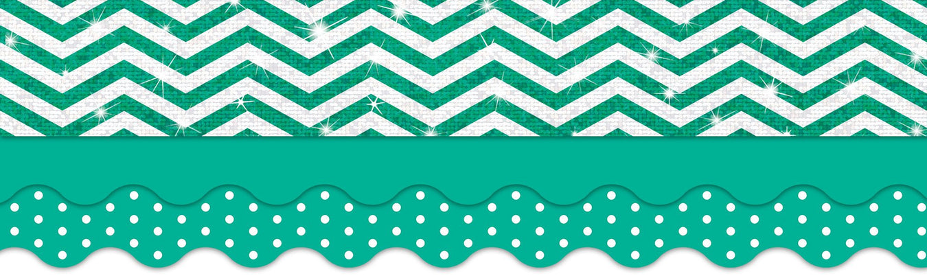 Teal and white classroom theme bulletin board decorations