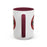 Go For It! Motorcycle Maroon Mug (11oz, 15oz)