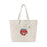 Movin' Along, Crab Zippered Canvas Tote