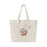 Keep Rolling! Roller Skate Zippered Canvas Tote