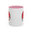 Hot Shot, Heart Pink Mug (11oz, 15oz)
