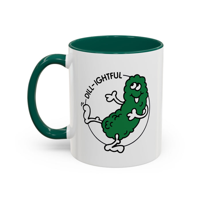 Dill-ightful, Pickle Green Mug (11oz, 15oz)