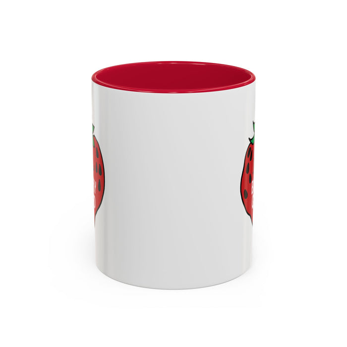 Berry Good, Strawberry Red Colorful Mug (11oz, 15oz)