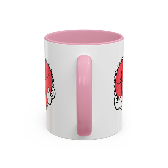 Hot Shot, Heart Pink Mug (11oz, 15oz)