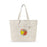 Hi! Autumn Leaves Zippered Canvas Tote