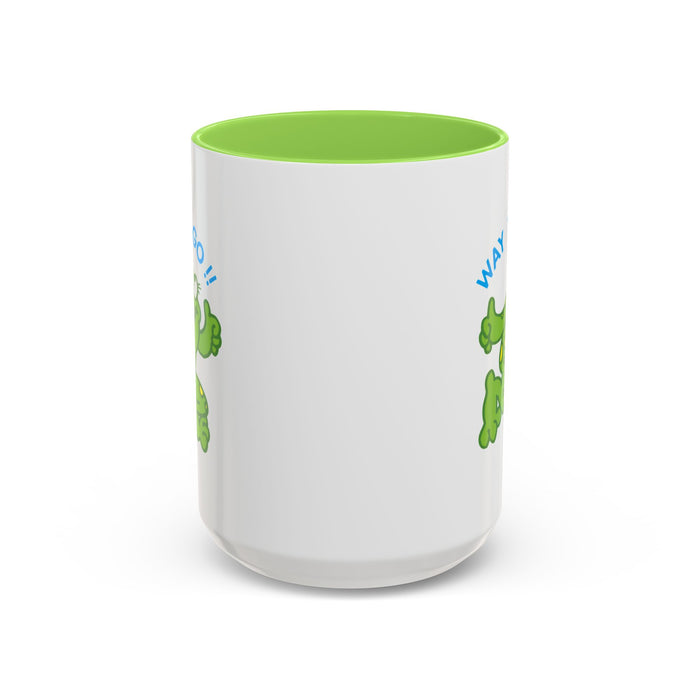 Way To Go!! Frog Light Green Mug (11oz, 15oz)