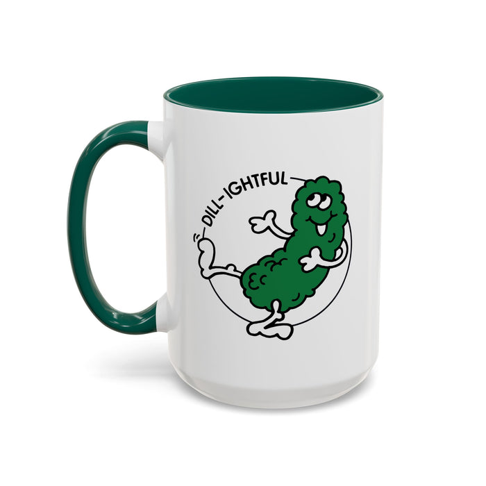 Dill-ightful, Pickle Green Mug (11oz, 15oz)