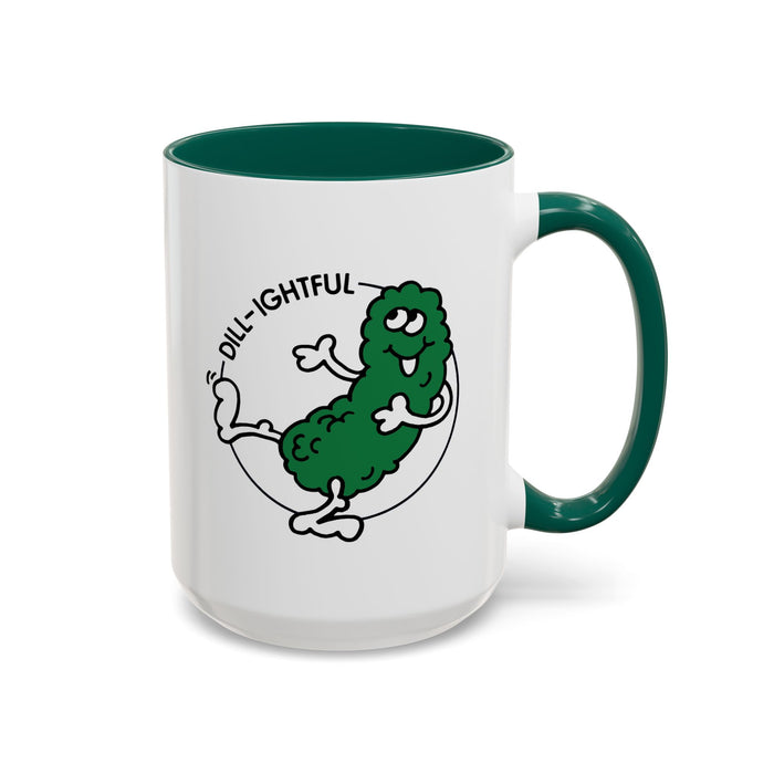 Dill-ightful, Pickle Green Mug (11oz, 15oz)