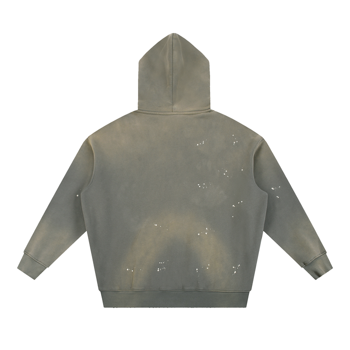 Minty Good! Ice Cream Distressed Vintage-Washed Fleece Hoodie
