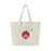 Berry Good, Strawberry Zippered Canvas Tote