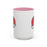 Hot Shot, Heart Pink Mug (11oz, 15oz)