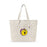 Ex-Squeeze Me! Lemon Zippered Canvas Tote