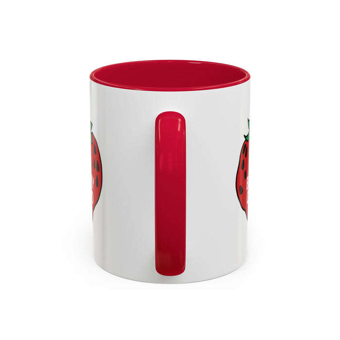 Berry Good, Strawberry Red Colorful Mug (11oz, 15oz)