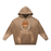 Scooper Dooper, Chocolate Ice Cream Distressed Vintage-Washed Fleece Hoodie