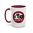 Go For It! Motorcycle Maroon Mug (11oz, 15oz)