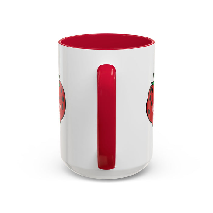 Berry Good, Strawberry Red Colorful Mug (11oz, 15oz)