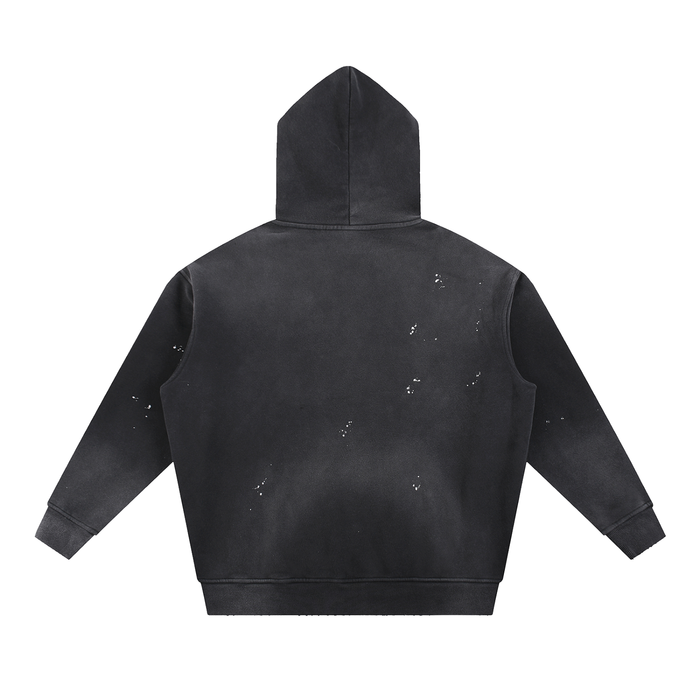 Minty Good! Ice Cream Distressed Vintage-Washed Fleece Hoodie