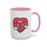 Hot Shot, Heart Pink Mug (11oz, 15oz)