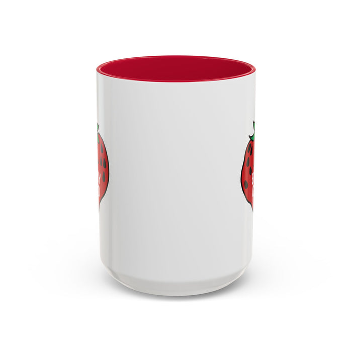 Berry Good, Strawberry Red Colorful Mug (11oz, 15oz)
