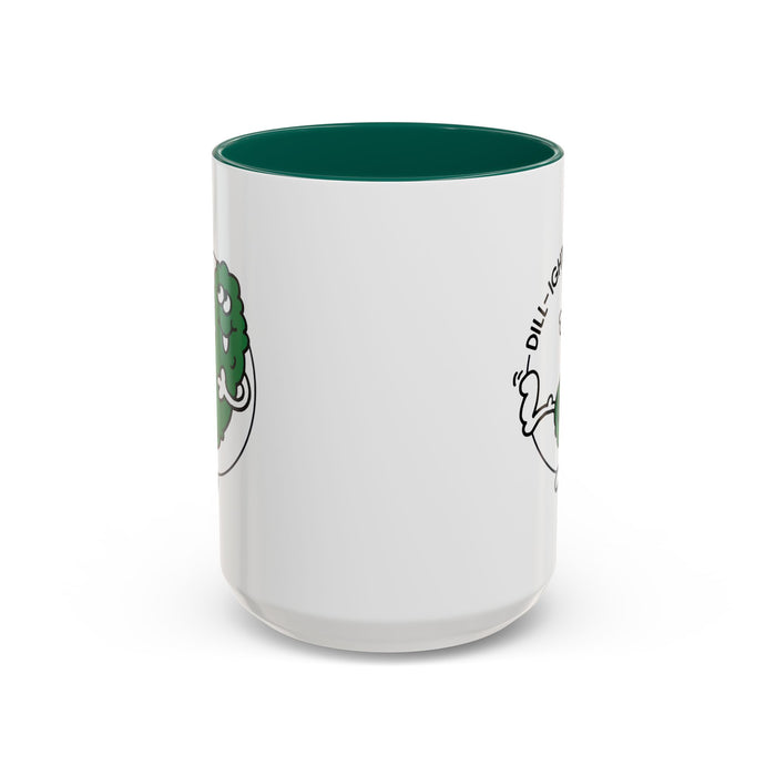 Dill-ightful, Pickle Green Mug (11oz, 15oz)