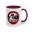 Go For It! Motorcycle Maroon Mug (11oz, 15oz)