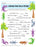 Lizard Fun Silly Story Free Printable