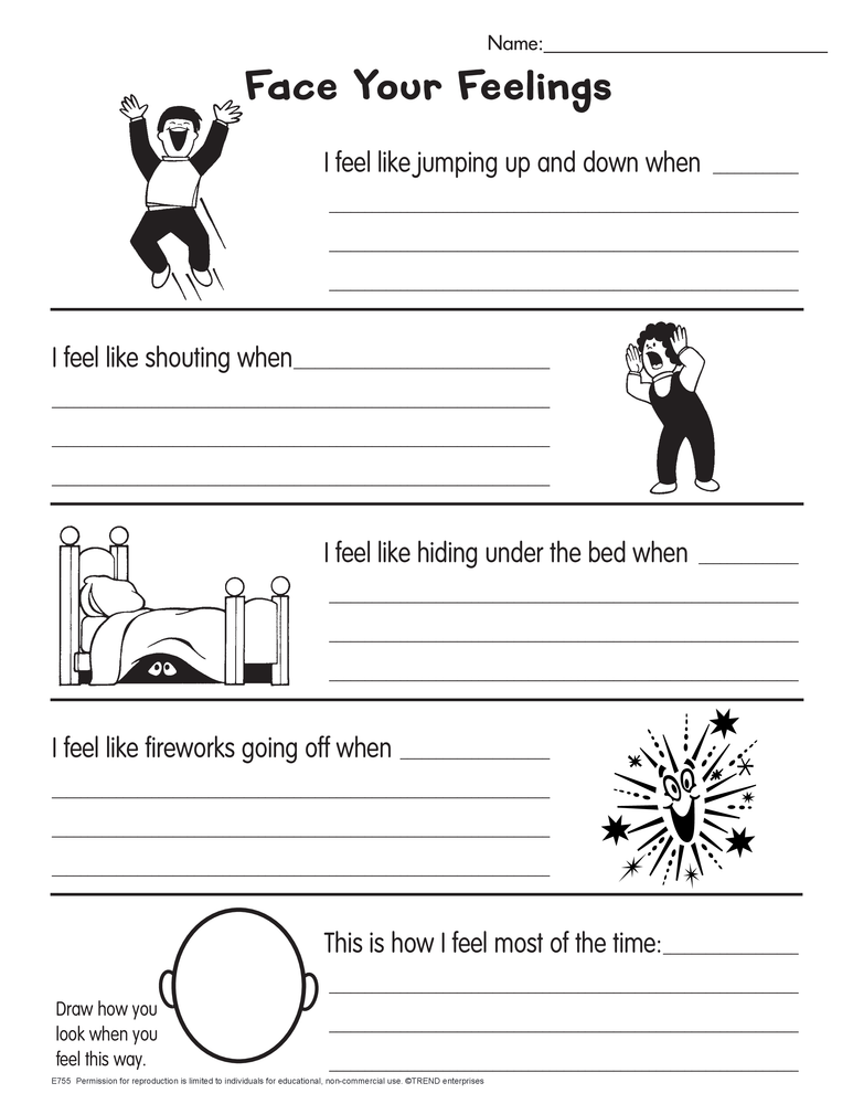 Exploring Our Emotions Free Printable