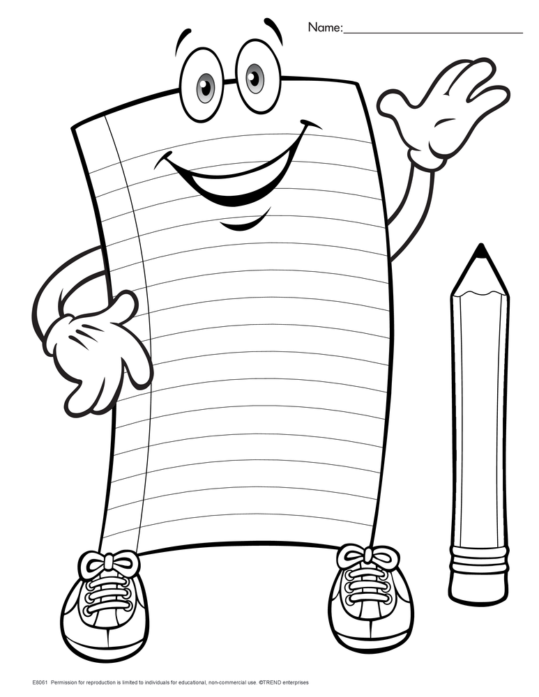 Writing Pals Blank Paper Free Printable