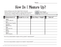 Measurement Free Printable