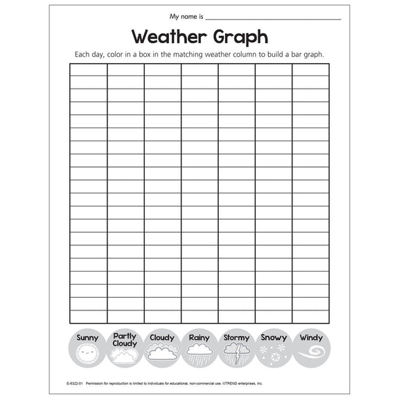 Free Printable Good to Grow Weather Graph — TREND enterprises
