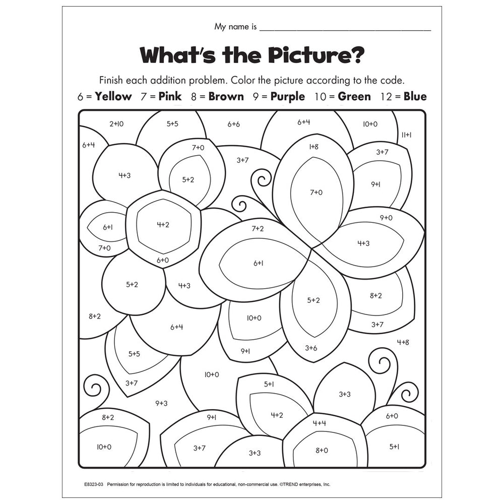 Free Printable Rainbow Garden Hidden Picture Easy Addition — TREND enterprises, Inc. free-printable-rainbow-garden-hidden-picture-easy-addition-trend-enterprises-inc