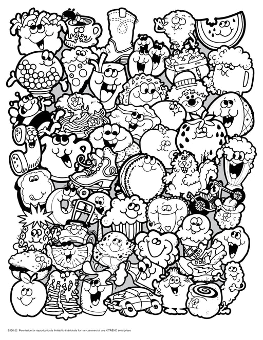 Let's Smell-abrate! Retro Stinky Stickers® Coloring Poster Free Printable