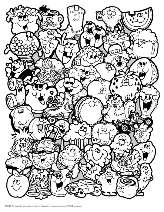 Let's Smell-abrate! Retro Stinky Stickers® Coloring Poster Free Printable