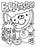 Fruit-tastic Retro Stinky Stickers® Coloring Sheet Free Printable