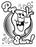 Pop Star Retro Stinky Stickers® Coloring Sheet Free Printable