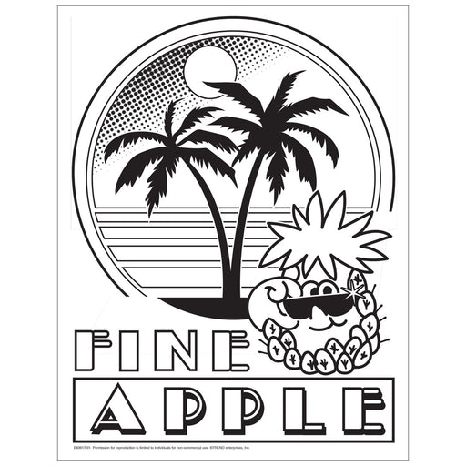 E83617-01-Fine-Pineapple-Stinky-Stickers-Free-Printable-Coloring-Sheet